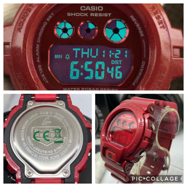 国内未売品 CASIO G-SHOCK オールレッドモデル GMDS6900SM腕時計(デジタル)