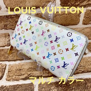 ルイヴィトン(LOUIS VUITTON)のルイヴィトン 長財布 ジッピー ウォレット マルチカラー  【美品】(財布)