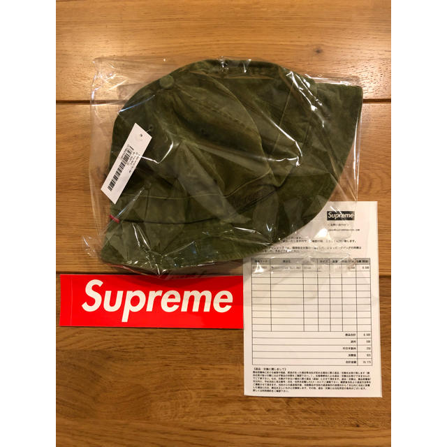 ML! Supreme Washed Velvet Bell Hat オリーブのサムネイル