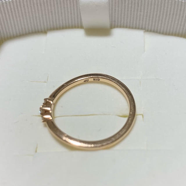 4℃(ヨンドシー)の4℃ K10 ピンクゴールドリング 6号 レディースのアクセサリー(リング(指輪))の商品写真