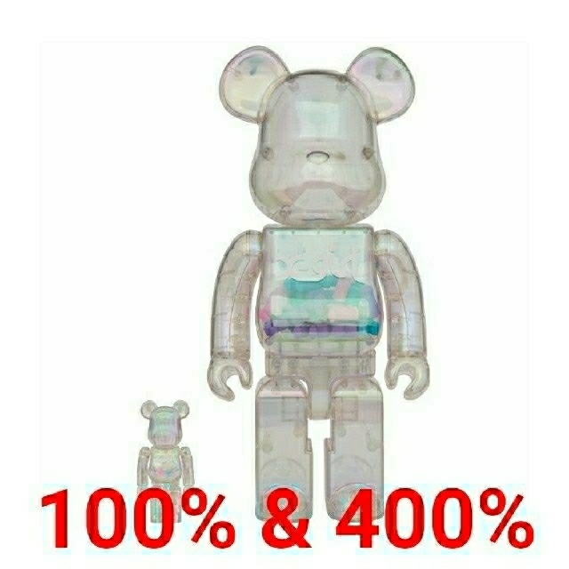 X-girl(エックスガール)のBE@RBRICK X-girl 100％ & 400％ エンタメ/ホビーのおもちゃ/ぬいぐるみ(キャラクターグッズ)の商品写真