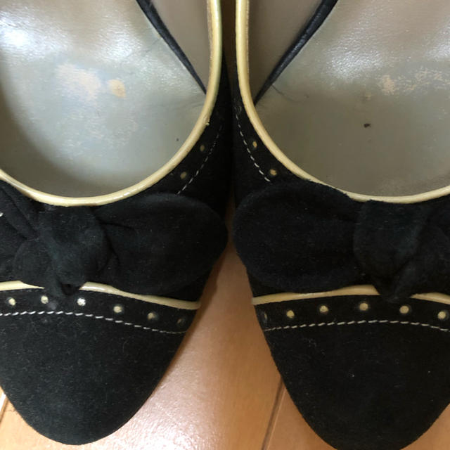 GINZA Kanematsu(ギンザカネマツ)の銀座カネマツ 黒パンプス24㎝ レディースの靴/シューズ(ハイヒール/パンプス)の商品写真