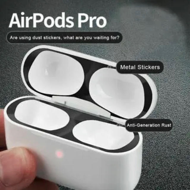 Apple(アップル)の【最安！】AirPods pro ブラック スマホ/家電/カメラのオーディオ機器(ヘッドフォン/イヤフォン)の商品写真