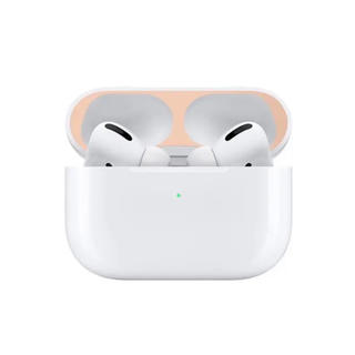 アップル(Apple)の【最安！】AirPods pro 保護シール　ローズゴールド(ヘッドフォン/イヤフォン)