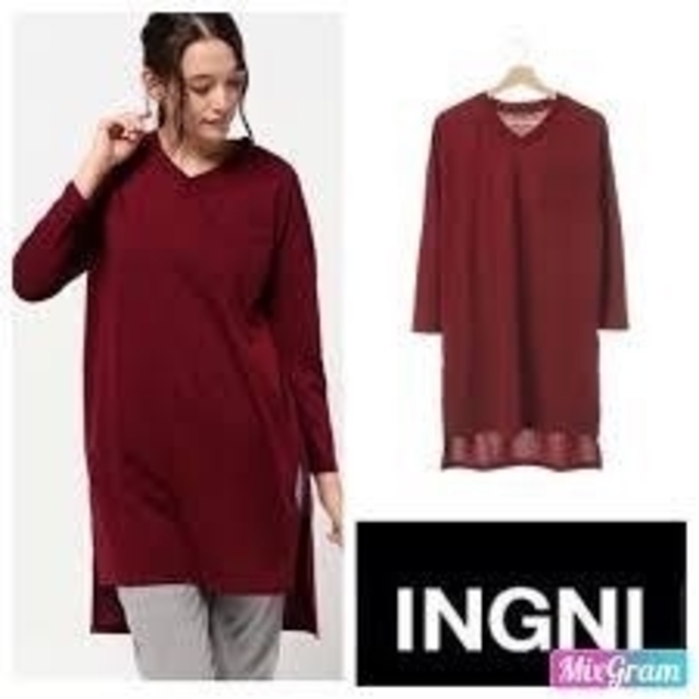 INGNI(イング)の 《新品》INGNI サイドスリットチュニック レディースのトップス(チュニック)の商品写真