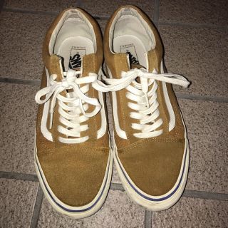 ヴァンズ(VANS)のバンズ　スニーカー  カラシ色　ベージュ　コラボ(スニーカー)