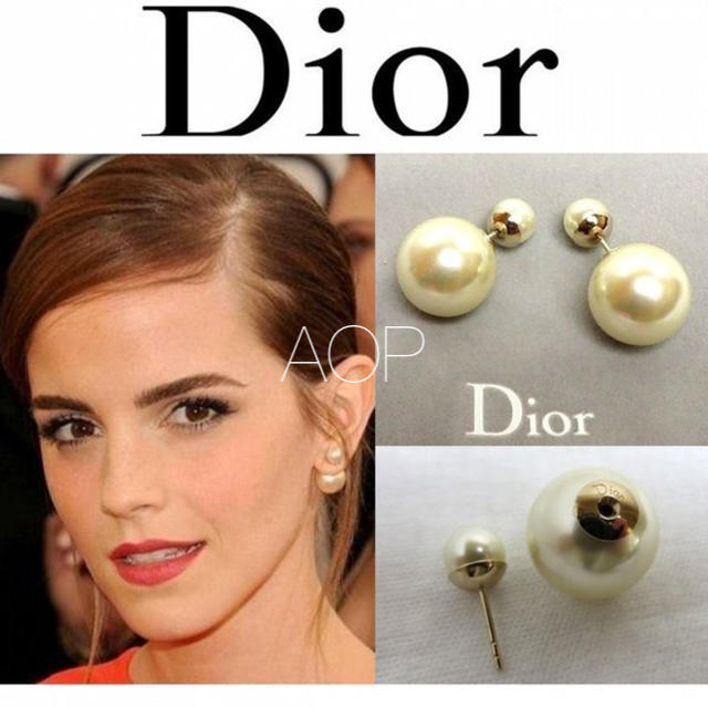 DIOR ディオール パールピアス-