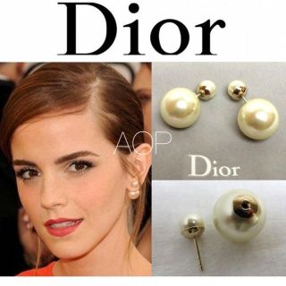 DIOR ディオール トライバル パール ピアス