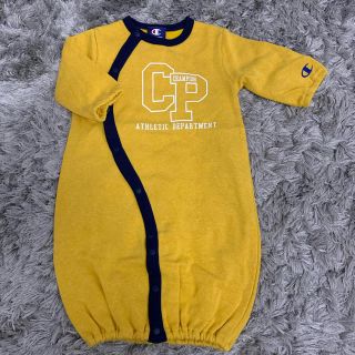 チャンピオン(Champion)のチャンピオン　champion 50 70 黄色　新品　ロンパース　男の子(ロンパース)