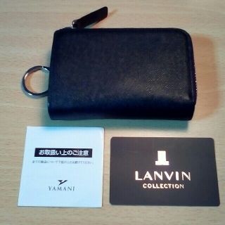 ランバン(LANVIN)の12/8まで　LANVIN  キーケース 兼 小銭入れ　ブラック(キーケース)