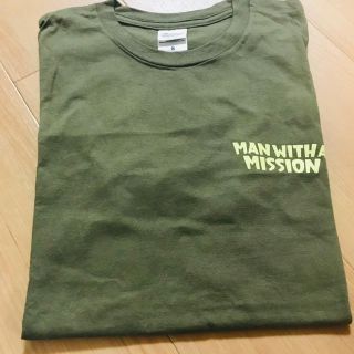 マンウィズアミッション(MAN WITH A MISSION)のマンウィズ Tシャツ カーキ(ミュージシャン)