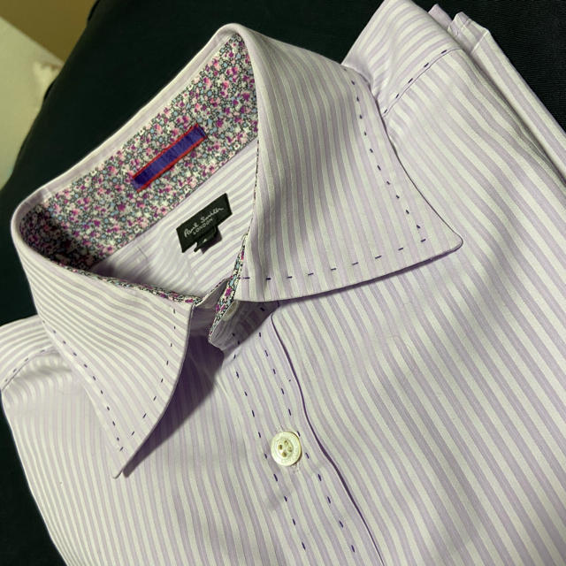 Paul Smith - ポールスミス ストライプシャツ ステッチ加工 Paul Smith - ポールスミス ストライプシャツ ステッチ加工