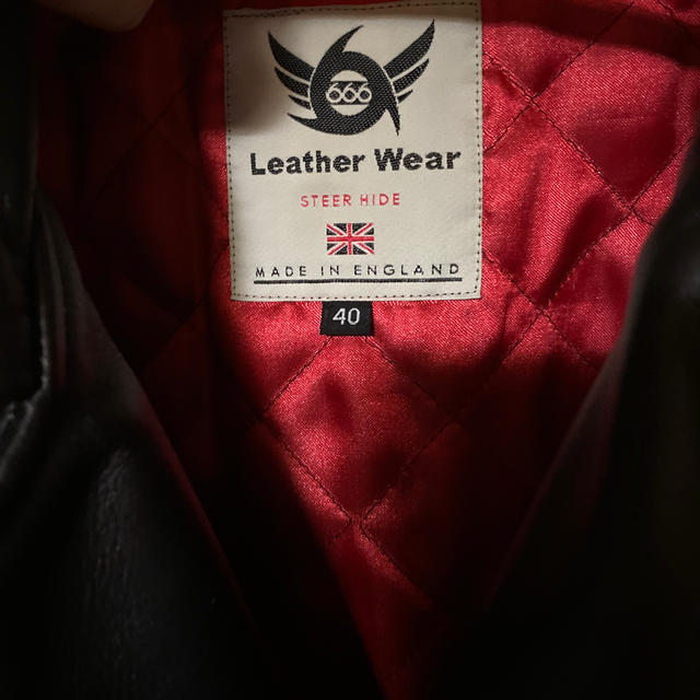 666(シックスシックスシックス)の666ライダースジャケット　サイズ40 メンズのジャケット/アウター(ライダースジャケット)の商品写真