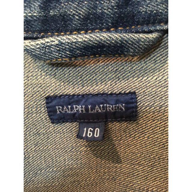 POLO RALPH LAUREN(ポロラルフローレン)のポロラルフローレン　デニムジャケット　Gジャン　160 レディースのジャケット/アウター(Gジャン/デニムジャケット)の商品写真