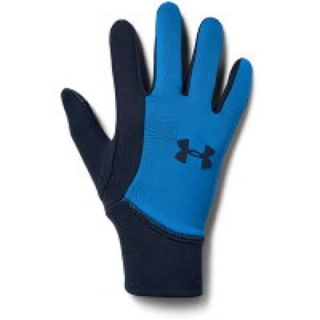 アンダーアーマー(UNDER ARMOUR)の30%オフ アンダーアーマー 手袋 YMD ブラック ブルー ジュニア グローブ(手袋)