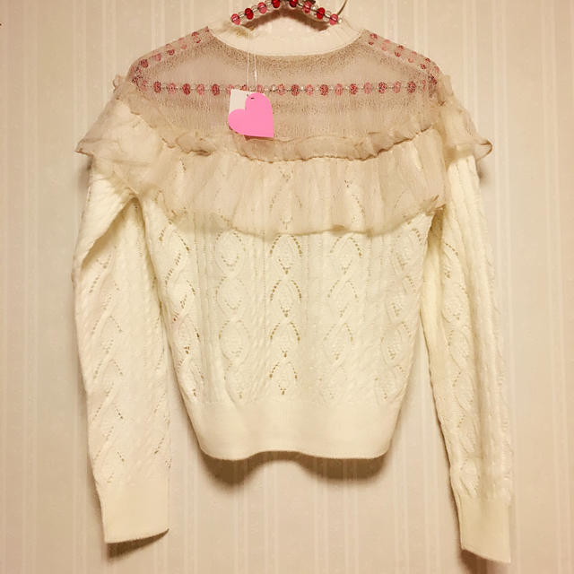 Honey mi Honey(ハニーミーハニー)の bulky tulle knit レディースのトップス(ニット/セーター)の商品写真