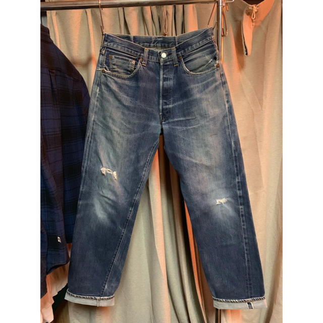 100 ％品質保証 Levi's - 復刻版 501XX 1955 LEVIS デニム+ジーンズ