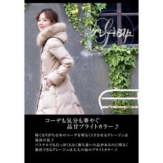 RUIRUE BOUTIQUE フォックスファーバッスルスタイルダウンコート(ダウンコート)