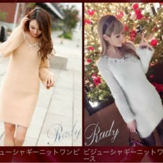 レディー(Rady)のRady シャギーニットワンピース(ひざ丈ワンピース)