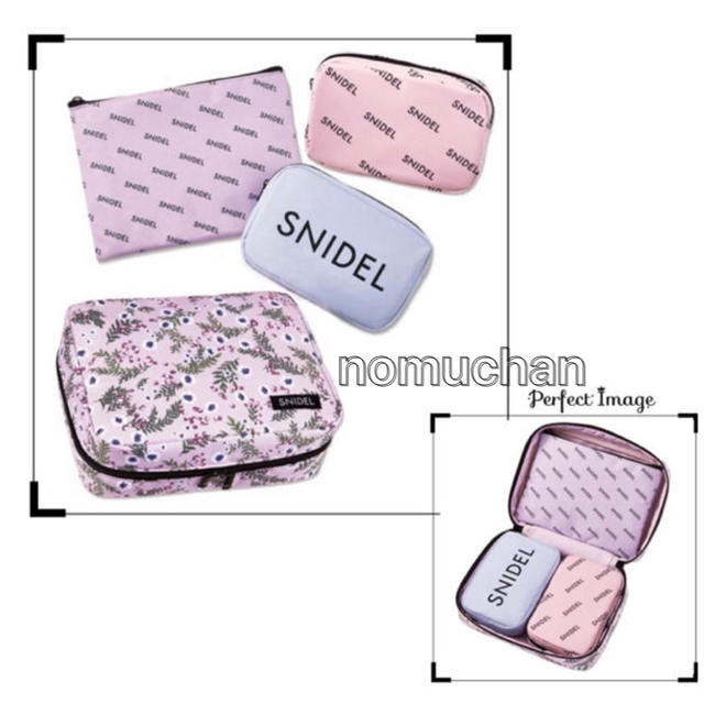 SNIDEL(スナイデル)のsweet 2019年5月号付録 SNIDEL スナイデル 美女ポーチ4姉妹 レディースのファッション小物(ポーチ)の商品写真