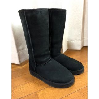 アグ(UGG)のロンハーマン様専用　アグロングブーツ　　ブラック(ブーツ)