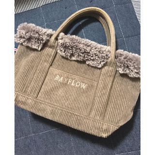 ベイフロー(BAYFLOW)のbayflow コーデュロイ　トートバック　美品(トートバッグ)