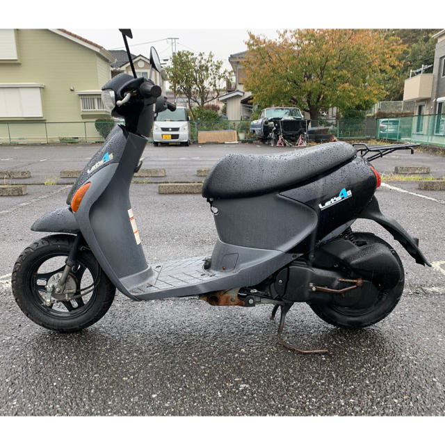 スズキ(スズキ)のスズキ レッツ4 50 cc 原付 スクーター  4スト 実動  書類、カギあり 自動車/バイクのバイク(車体)の商品写真