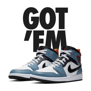 ナイキ(NIKE)のair jordan 1 mid facetasm 26cm(スニーカー)