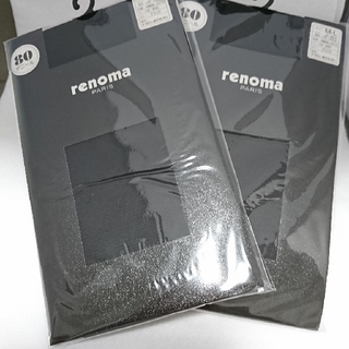 レノマ(RENOMA)の(renoma)80デニールタイツ2足セット(タイツ/ストッキング)