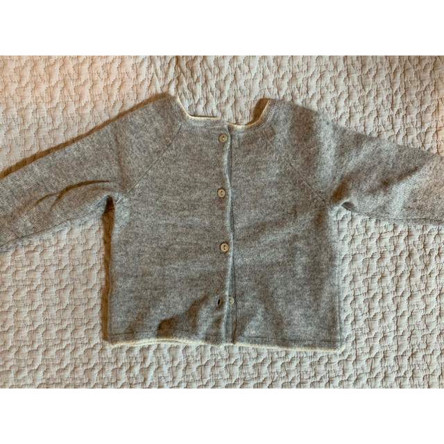 ZARA KIDS(ザラキッズ)のzaraベビー　ニットカーディガン　70 キッズ/ベビー/マタニティのベビー服(~85cm)(カーディガン/ボレロ)の商品写真