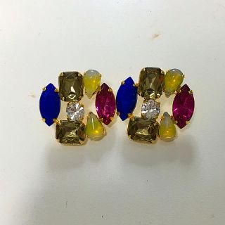 シップス(SHIPS)のYOCHI ビジューピアス(ピアス)