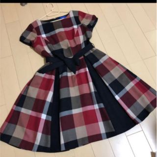 バーバリーブルーレーベル(BURBERRY BLUE LABEL)の最終お値下げ！ブルーレーベル ♡新作ワンピース　40(ひざ丈ワンピース)