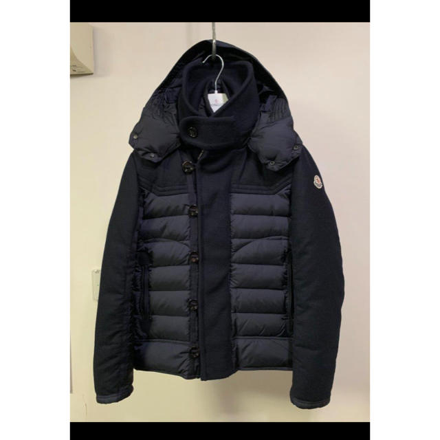 MONCLER(モンクレール)のモンクレール 国内正規極美品 ウール×ナイロンハイブリッド ダウン  メンズのジャケット/アウター(ダウンジャケット)の商品写真