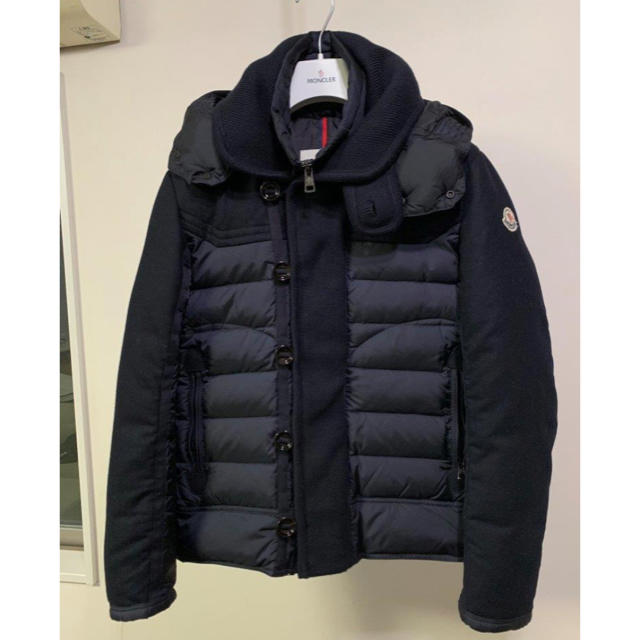 MONCLER(モンクレール)のモンクレール 国内正規極美品 ウール×ナイロンハイブリッド ダウン  メンズのジャケット/アウター(ダウンジャケット)の商品写真