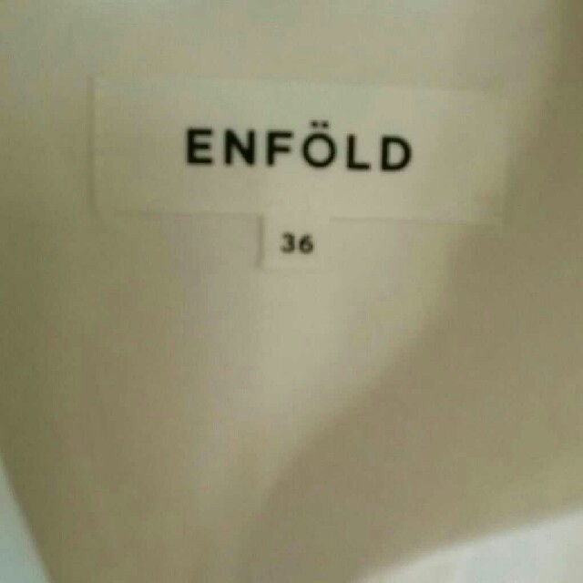 ENFOLD(エンフォルド)の美品♡エンフォルド ENFOLD ロングシャツ シャツワンピース アシンメトリー レディースのワンピース(ひざ丈ワンピース)の商品写真