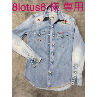 ヒステリックグラマー(HYSTERIC GLAMOUR)のヒステリックグラマーデニムシャツほぼ新品(シャツ/ブラウス(長袖/七分))