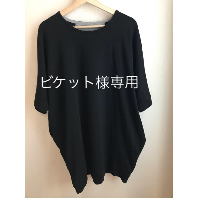 Tシャツ　ロング丈 レディースのトップス(Tシャツ(長袖/七分))の商品写真