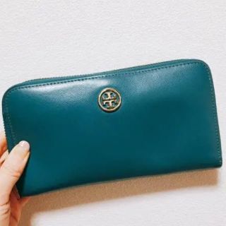 トリーバーチ(Tory Burch)のトリーバーチ    エメラルドグリーン長財布(財布)