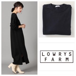 ローリーズファーム(LOWRYS FARM)の美品 lowrysfarm ニットワンピース(ロングワンピース/マキシワンピース)