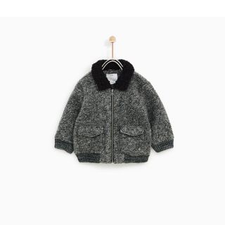 ザラキッズ(ZARA KIDS)のZARAベビー　ショート丈アビエーターコート(ジャケット/上着)