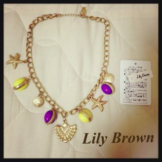 リリーブラウン(Lily Brown)のリリーブラウン♡ネックレス(ネックレス)