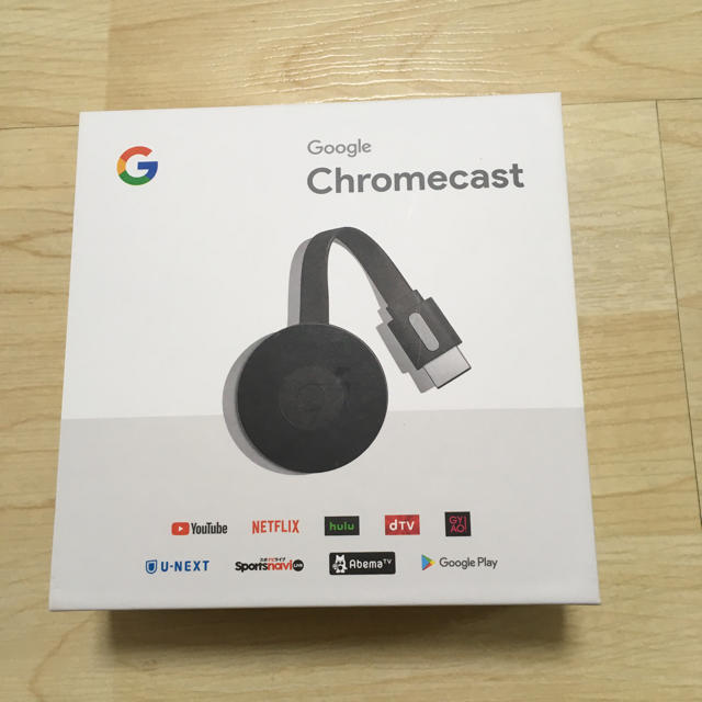 クロムキャスト2 Google Chromecast スマホ/家電/カメラのテレビ/映像機器(映像用ケーブル)の商品写真