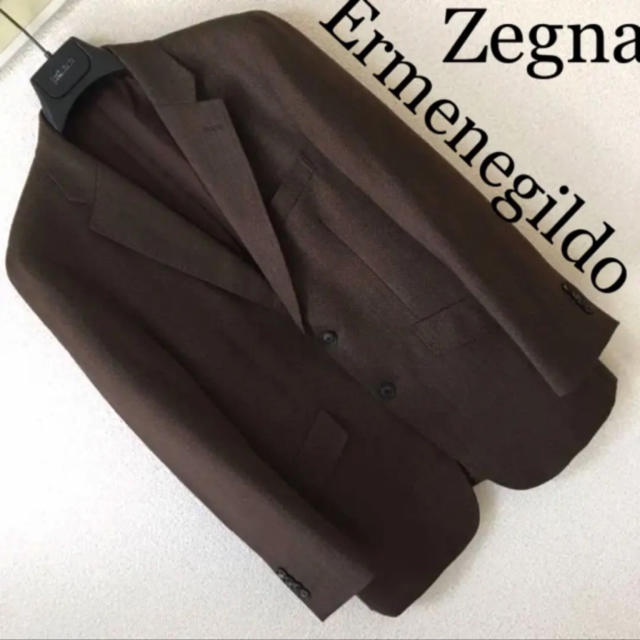 Ermenegildo Zegna(エルメネジルドゼニア)の美品◆エルメネジルド ゼニア Le Chic◆テーラードジャケット ヘリンボーン メンズのジャケット/アウター(テーラードジャケット)の商品写真