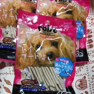 犬のおやつ 歯磨きガム トイプードル3個(ペットフード)