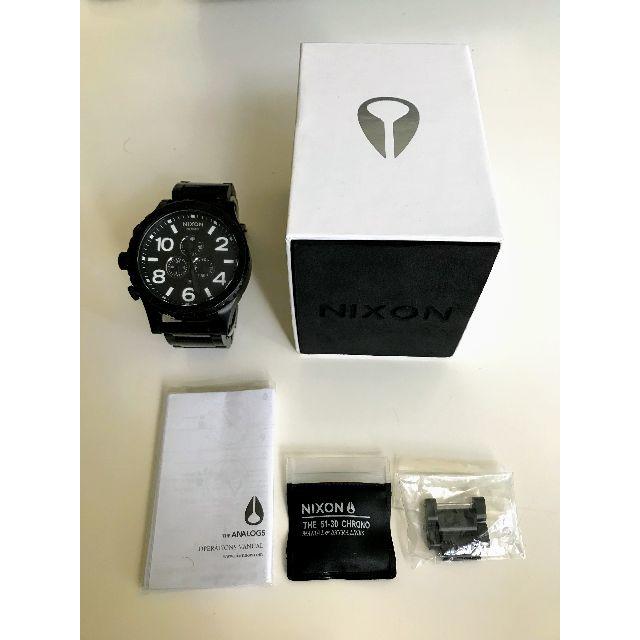 Nixon ニクソン 腕時計 メンズ 時計 中古 定番 51 30 クロノ 防水 大きい 黒の通販 By Bay G Tribe ニクソンならラクマ Nixon ニクソン 腕時計 メンズ 時計 中古 定番 51 30 クロノ 防水 大きい 黒の通販 By Bay G Tribe ニクソンならラクマ