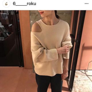 ユナイテッドアローズ(UNITED ARROWS)の6 roku コットンニット(ニット/セーター)