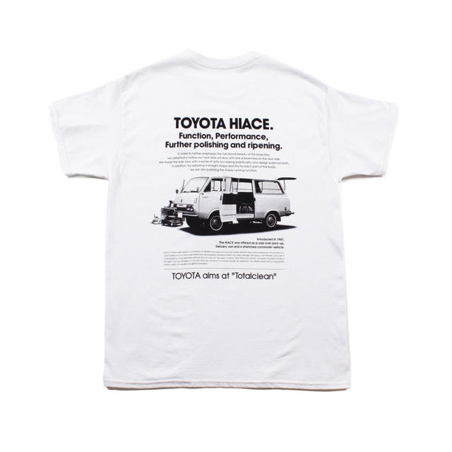 TOYOTA "HIACE AD" Tee - White XLサイズ メンズのトップス(Tシャツ/カットソー(半袖/袖なし))の商品写真