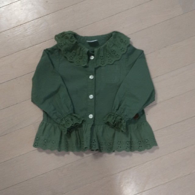 BREEZE(ブリーズ)のBREEZE   フリル襟のブラウス キッズ/ベビー/マタニティのキッズ服女の子用(90cm~)(ブラウス)の商品写真