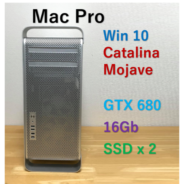 デスクトップ型PC Apple - Mac Pro Windows 10 + Catalina GTX 680