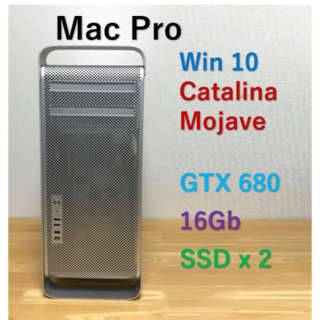 アップル(Apple)のMac Pro Windows 10 + Catalina GTX 680(デスクトップ型PC)